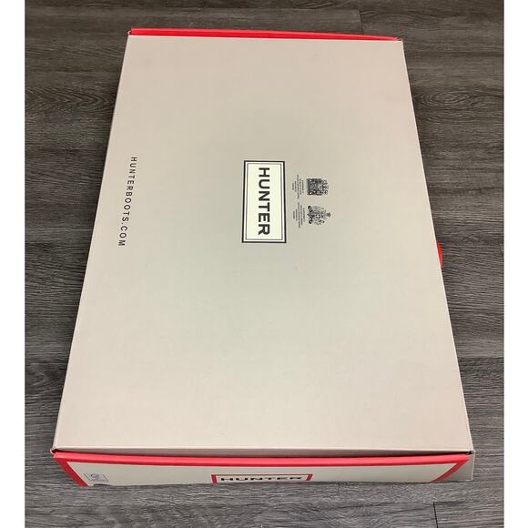 HUNTER Sz 8 Melody Blue Gloss Original Back Adjustable Rain Boots Pull On LM1-38 - Picture 9 of 10